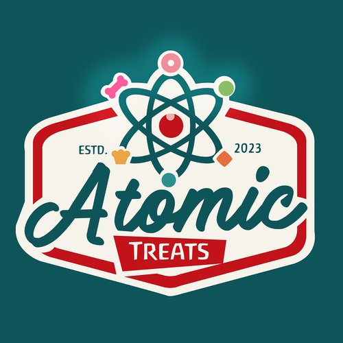 Design a logo and brand for a 50s theme freeze dried candy/dog treat business Design by Fortuna Design