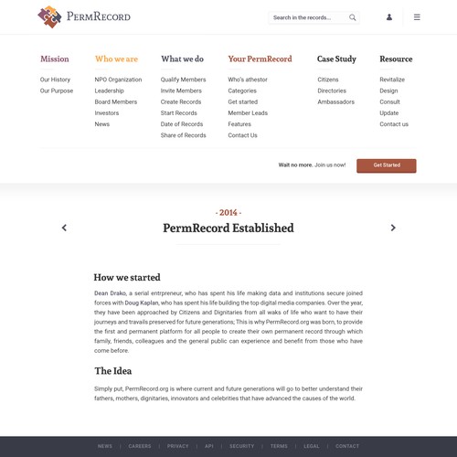 Show the world the most important personal knowledge base of all time Design by Mark Calvin