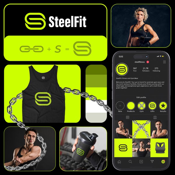 SteelFit Brand Identity