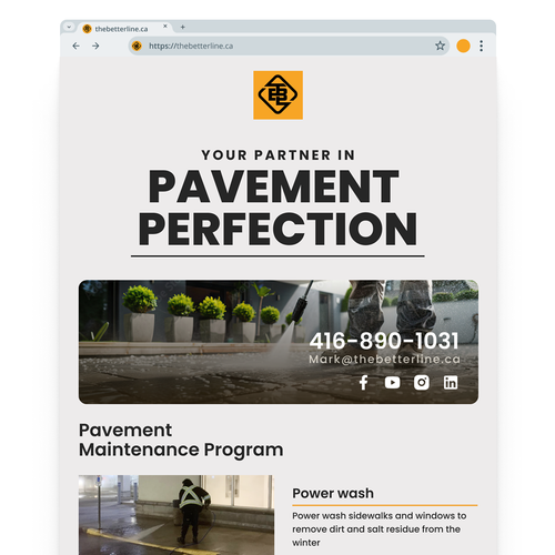 pavement maintenance Design by Mellasa