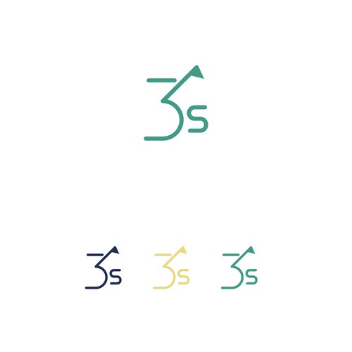 A logo for a fun, beautiful and affordable par-3 golf course. Design by Lyna✎