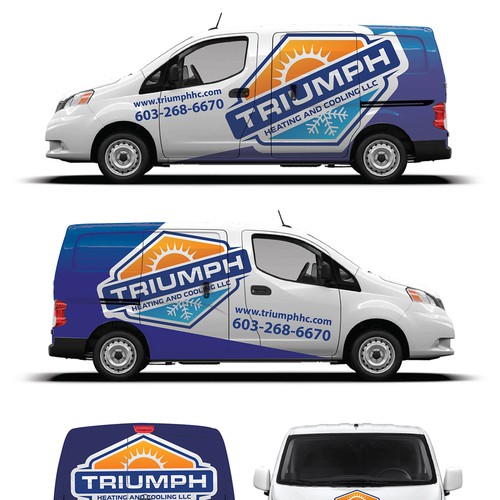 Hvac van wrap Design by Logicainfo ♥