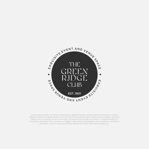 New logo for a well established Event Venue Design by Alexa  ®