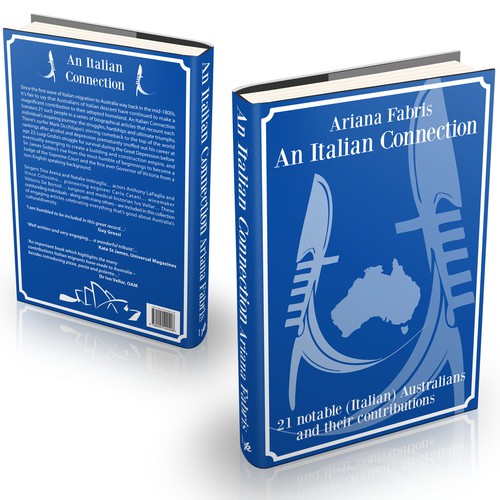 An Italian Connection: book cover design Diseño de AlxE