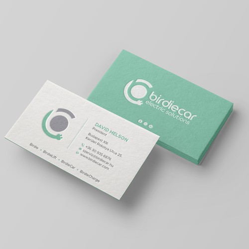 business card for company called birdie Design by Taaiebah