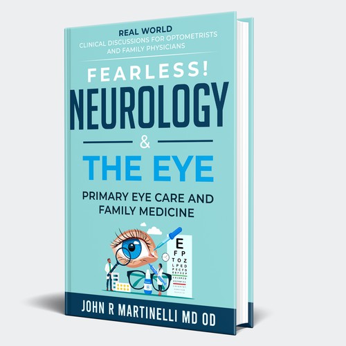 Medical Cover about Neurology & The Eye/Vision in a bold yet engaging style for a new educational series for physicians. Design by Unboxing Studio