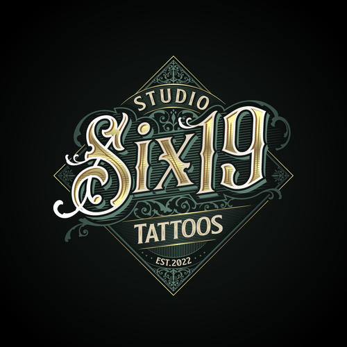 Vintage Tattoo Shop Logo Diseño de Nikola Pantić