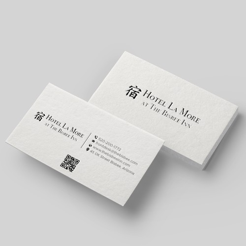 Business Card for Boutique Hotel Design by Taaiebah