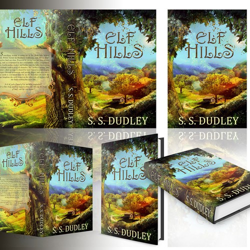 Book cover for children's fantasy novel based in the CA countryside Design by Ddialethe