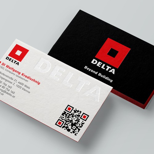 DELTA Business Card Relaunch Design réalisé par prosenjit_P