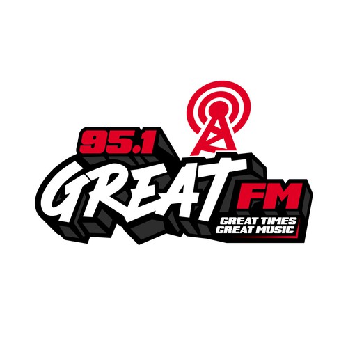 New Radio Station Logo playing Great music from the 70s, 80s, 90s and early 2000s! Design by Storiebird