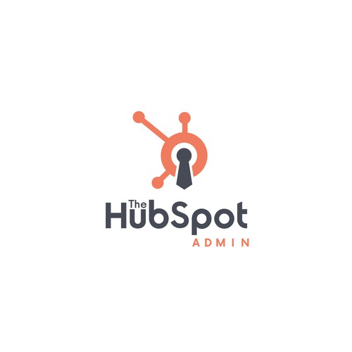 Bold logo that unites and champions the HubSpot Admin Design von QuickCrea™