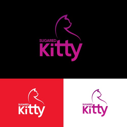 Design a SEXY kitty logo for a women's hair removal salon - Sugared Kitty - Studio Design by Paliya