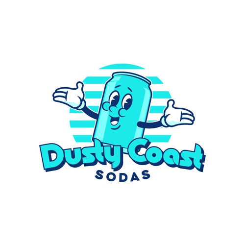 Logo for 80s and 90s soda drinks Design by Carlos Arriaga