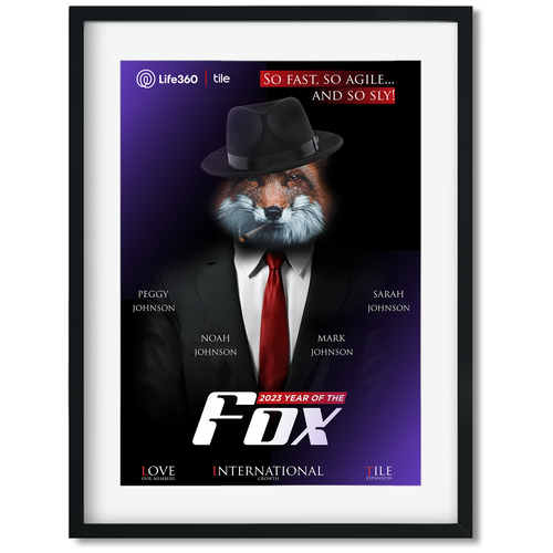 Life360 2023 Year of the Fox Poster Design by BrandGrowerッ