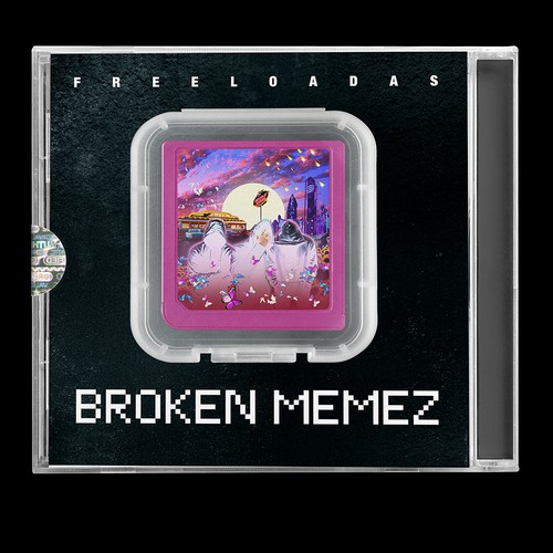 The Decay of America Except it's Hilarious and Aesthetic. (Broken Memes Album Cover) Design by Dasha Misha Zot