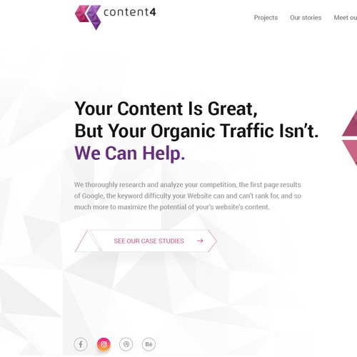 Web page design contest entry by Design Injector