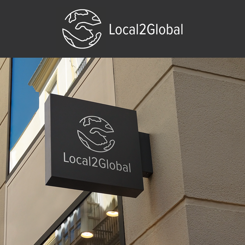 Can you combine a handshake and a globe into a seamless design that is minimal, abstract & trendy? Or, try something new Design von MFinity DesignStudio