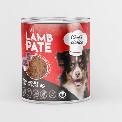 Design a super premium pet food packaging! Design by Budour A.