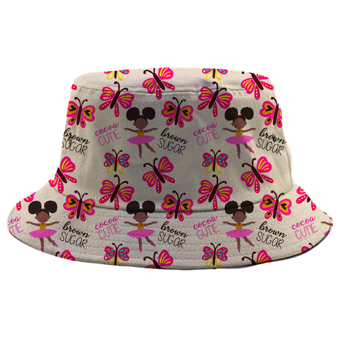 Bucket Hat Designs for Girls (black culture theme) Design by ash00 Designs