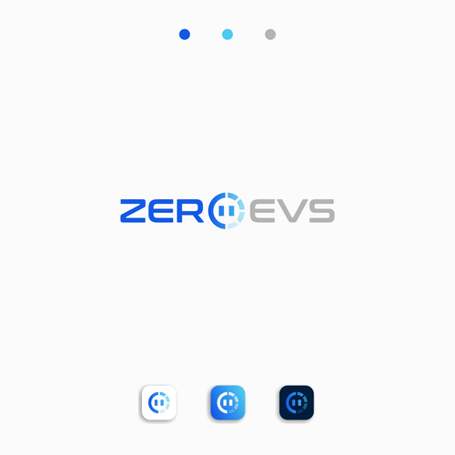 Logo for the emerging electic vehicle charger market, with a subtle emphasis on net zero Design by REIFIDE