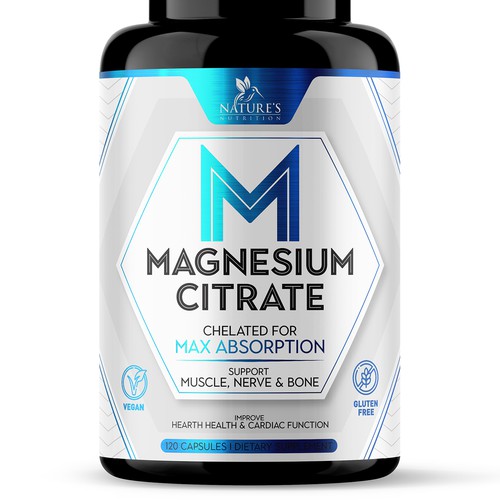 Premium Magnesium Citrate Design needed for Nature's Nutrition Design by ✝DeSiGnEr✝JOHN