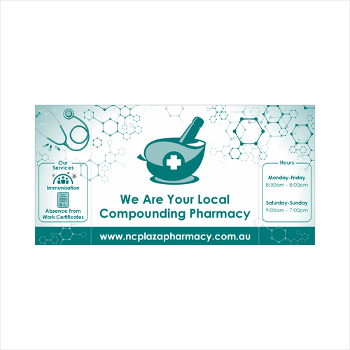 Compounding Pharmacy Signage Design von Vitalia.m