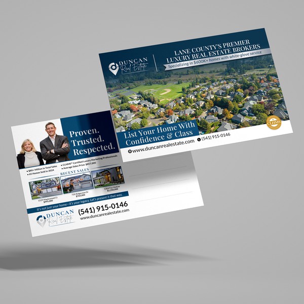 Luxury Real Estate Marketing Postcard