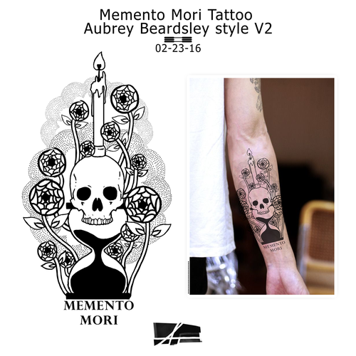 Forearm Tattoo design - Memento Mori | Tattoo contest