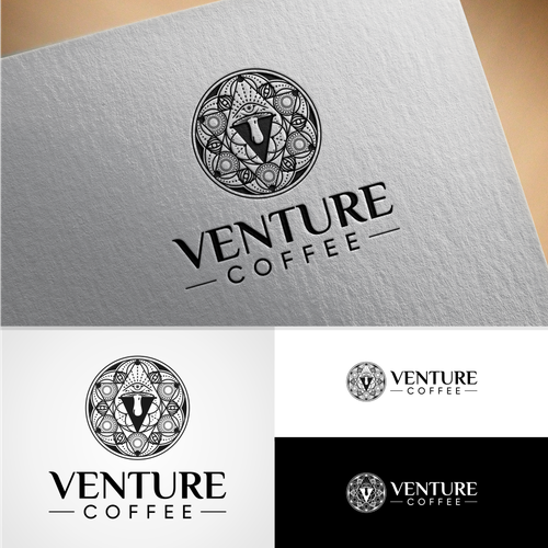 Venture coffee is a newly established coffee company seeking a psychedelic inspired logo! Design by Spidol clasic