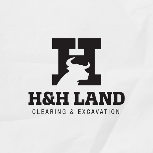 LOGO AND LETTER HEAD FOR H&H LAND CLEARING AND EXEXCAVATION Diseño de Alvianks