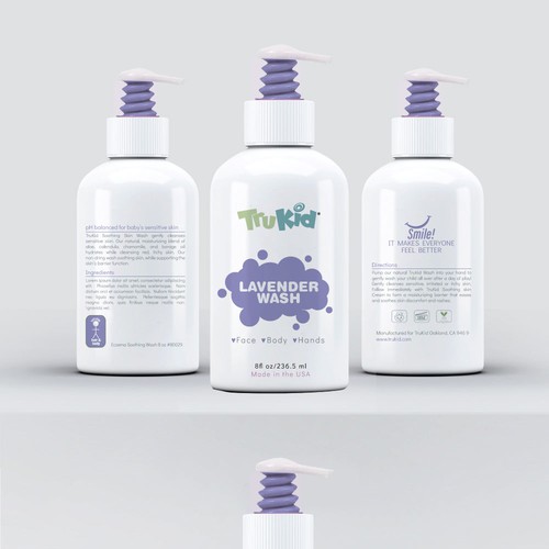 Design a simple, modern, soothing product label for a kids skincare product! Design von SRAA