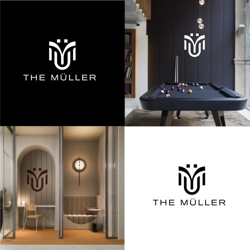 Want a challenge? Use the umlaut  - create a luxury logo for an apt building – The Müller Design by S.H Designs
