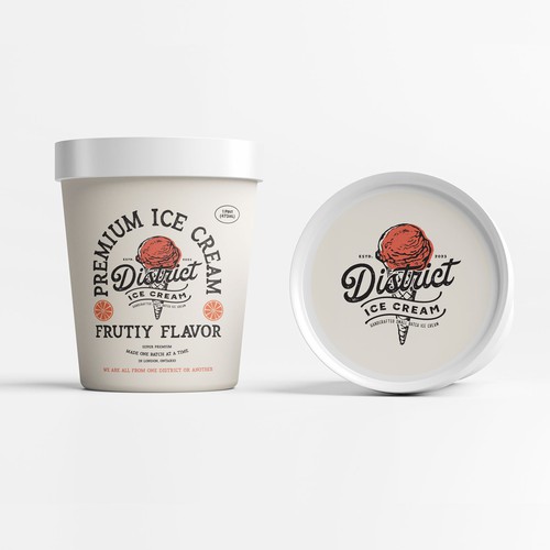 'Cool' NEW Ice Cream Pint design Diseño de J U L I A