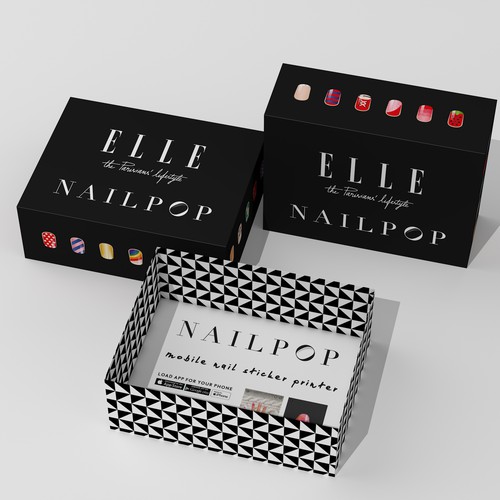 Design Artwork For Retail Packaging Of New Innovative Nail Printer Wettbewerb In Der Kategorie Produktverpackung 99designs