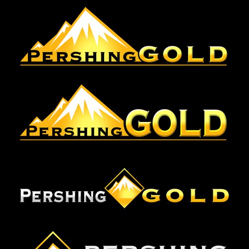 Design di New logo wanted for Pershing Gold di Xzero001