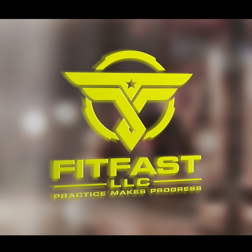 Gym Needing deep/powerful logo, with a background of themed human body in motion displaying the Kinesiology Backg/ for g Design by Grapìkal