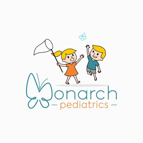Design a kid friendly logo for a pediatric practice Design by Logood.id
