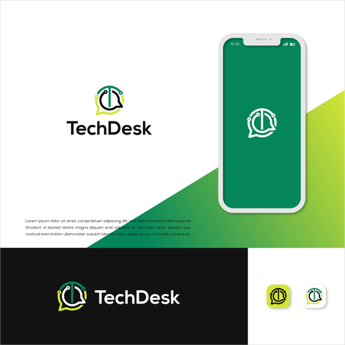 Tech Desk Reimagined Logo Design by polarstudio