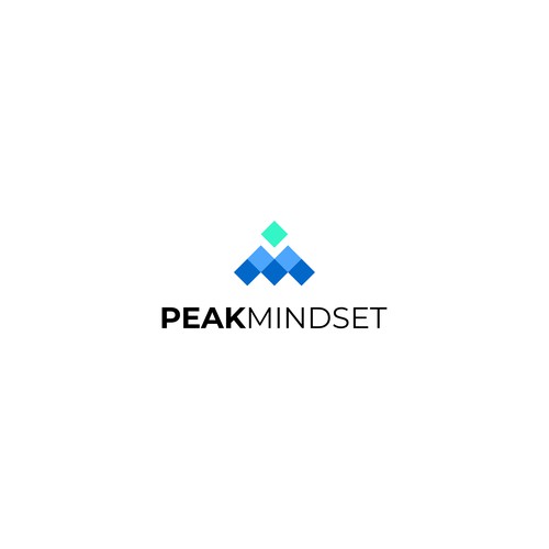 Design an inspiring, eye catching logo for a self-development company "Peak Mindset". Design by @fakfokhufu