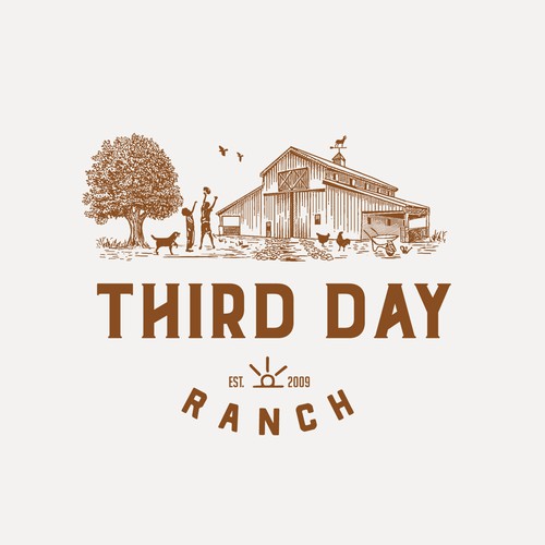 Capture essence of Texas ranch experience in new Third Day Ranch logo Design by Nevermura