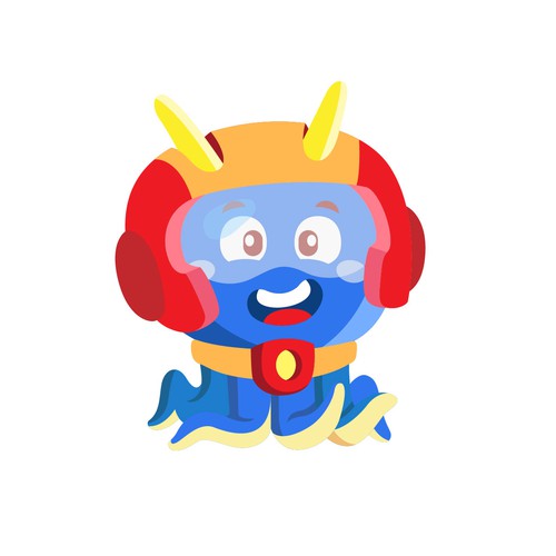 Team mascot/illustration for 99designs development team Design by AyahAtha