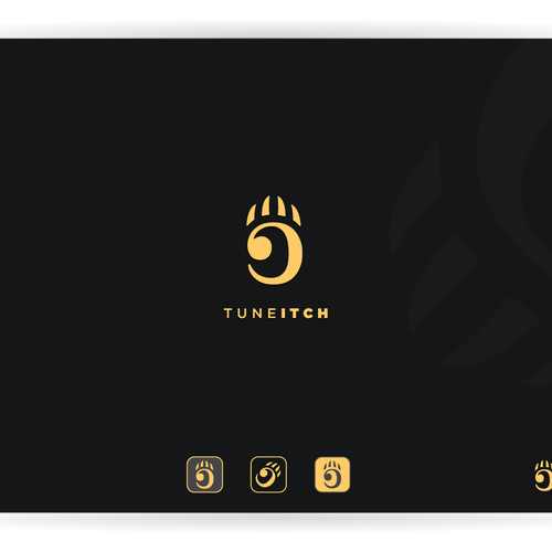 Create a bear claw-like logo that will double as an iOS 8 app icon for music startup TuneItch Design by Marko Djekic