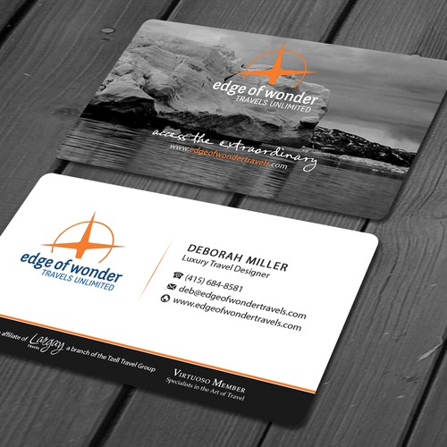 Create a card that exudes the awesomeness of luxury adventure travel Design by deviserpark