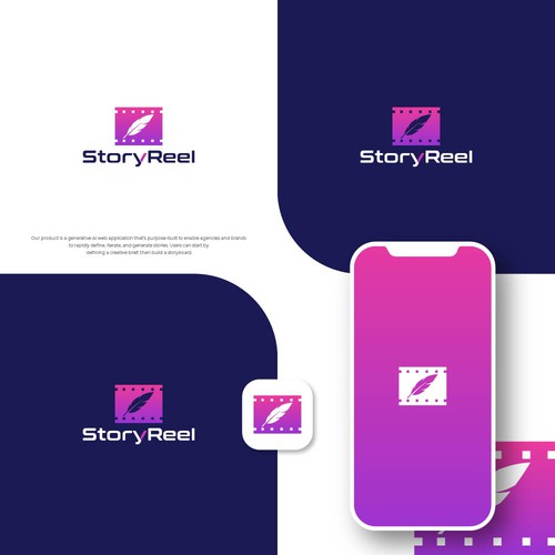 Generative AI storytelling service for creative agencies and brands Design by pixelamazers