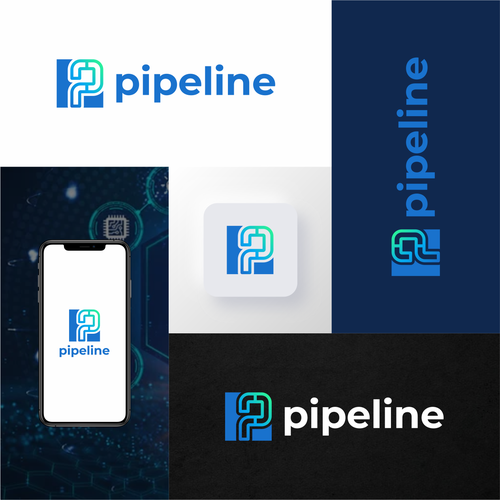 Diseño de Design a cool, sleek, tech-oriented logo for Pipeline de reymore.std