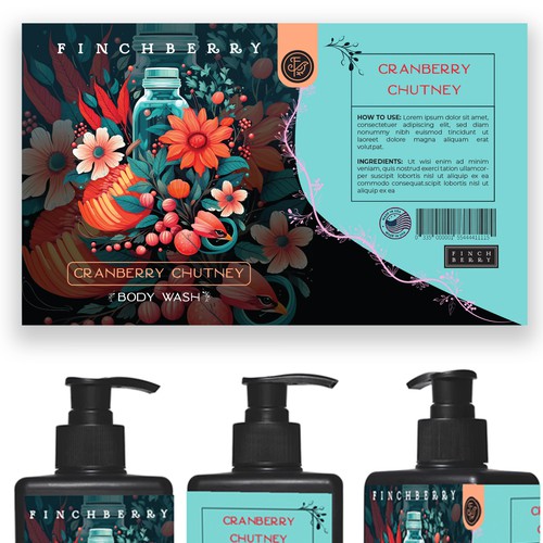 Create body wash label for large bath and body company Design by JoyDesign:)