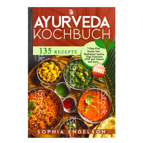 Book-Cover for Ayurveda Cookbook - Cover für Ayurveda Kochbuch Design by JervyDesign