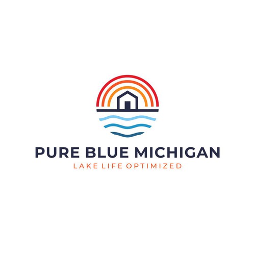 Pure Blue Michigan Design by humbl.