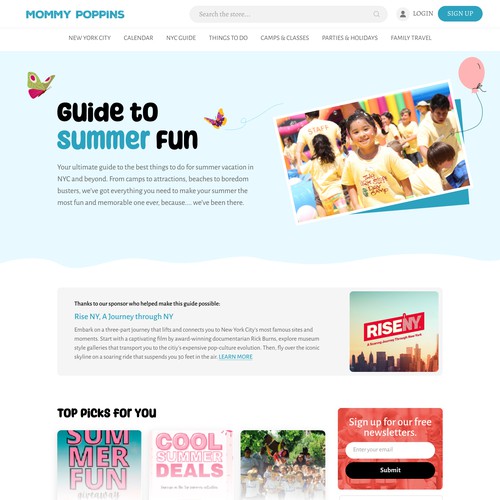 Guide Page for Leading Travel and Culture Website Design by ⚡️unbox.style⚡️
